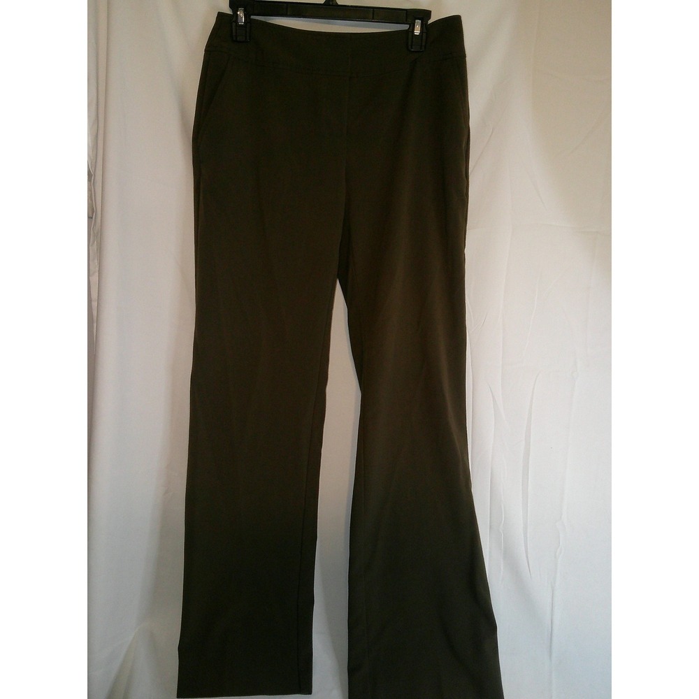 Cato Brown Career Dress‎ Pants Size 4 Bootcut Stretch